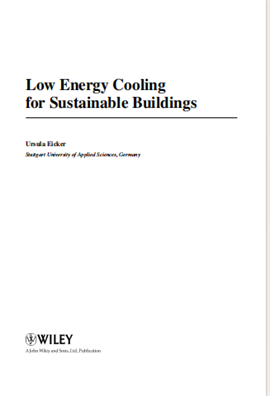 Low Energy Cooling for Sustainable Buildings